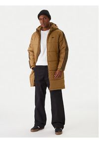 Adidas - adidas Kurtka zimowa adicolor JW5847 Beżowy Loose Fit. Kolor: beżowy. Materiał: syntetyk. Sezon: zima #2