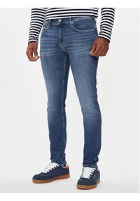 Pepe Jeans Jeansy Finsbury PM206321 Niebieski Skinny Fit. Kolor: niebieski