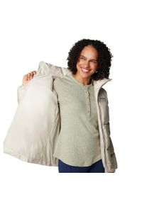 columbia - Kurtka sportowa damska Puffect II Full Zip Jacket. Kolor: beżowy. Materiał: poliester. Sport: turystyka piesza