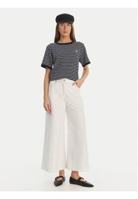 Luisa Spagnoli T-Shirt Cattolica 100402 Granatowy Regular Fit. Kolor: niebieski. Materiał: bawełna #2