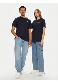 Hunter T-Shirt HARU0006242 Granatowy Regular Fit. Kolor: niebieski. Materiał: bawełna #9