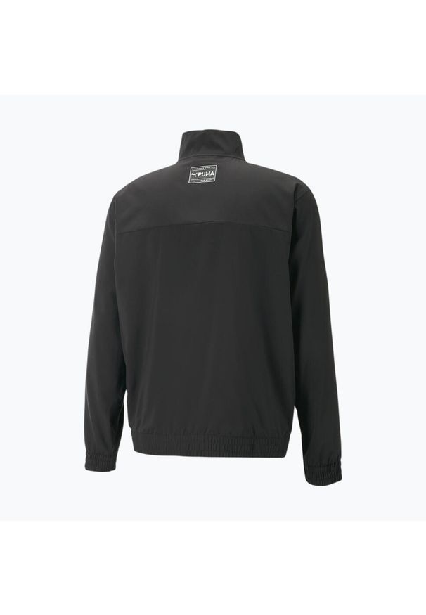 Puma - Bluza treningowa męska PUMA Fit Heritage Woven. Kolor: czarny. Sport: fitness