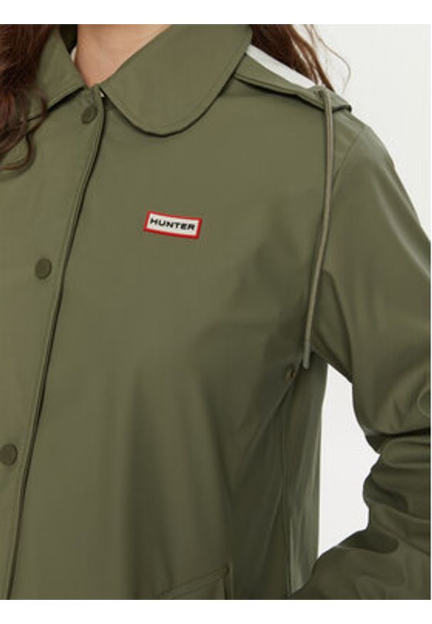 Hunter Kurtka przeciwdeszczowa Benja HARW0020242 Zielony Regular Fit. Kolor: zielony. Materiał: syntetyk