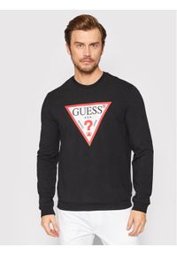 Guess Bluza M2YQ37 K6ZS1 Czarny Regular Fit. Kolor: czarny. Materiał: bawełna