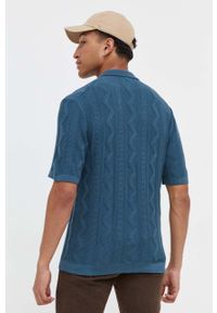 Abercrombie & Fitch kardigan męski kolor zielony. Kolor: zielony. Wzór: ze splotem #2