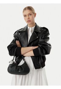 Calvin Klein Torebka Engraved Hw LV04F3554G Czarny. Kolor: czarny. Materiał: skórzane #1