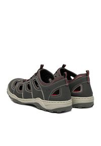 Rieker Sandały CEO-08065-46 Szary. Kolor: szary. Materiał: materiał #7