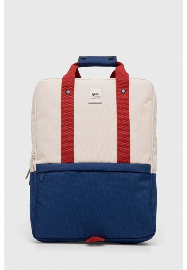 Lefrik plecak DAILY BACKPACK kolor niebieski duży gładki. Kolor: niebieski. Materiał: poliester. Wzór: gładki