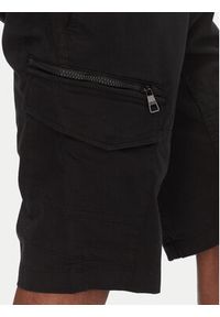 Tom Tailor Denim Szorty materiałowe 1044836 Czarny Regular Fit. Kolor: czarny. Materiał: bawełna #8