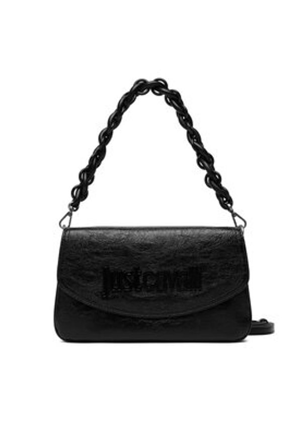 Just Cavalli Torebka 80RA4BC1 ZSD86 Czarny. Kolor: czarny. Materiał: skórzane