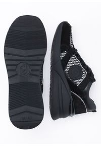 Sneakersy damskie czarne Liu Jo Alyssa 02. Okazja: na spotkanie biznesowe. Kolor: czarny. Materiał: tkanina #3