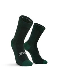 SIROKO - Skarpetki rowerowe unisex z wełną merino SRX Arbor Si. Kolor: zielony. Materiał: wełna. Sport: kolarstwo #1