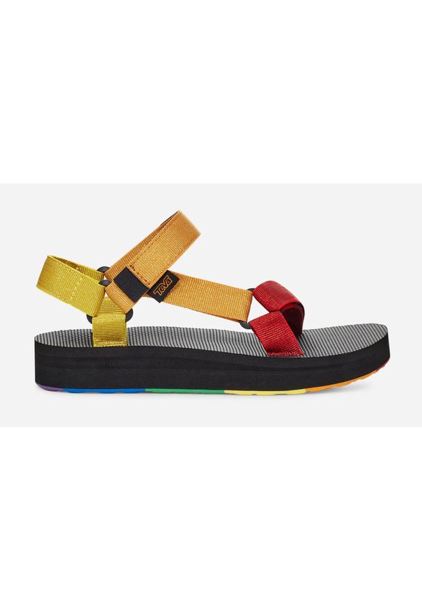 Sandały damskie Teva Universal Pride. Zapięcie: pasek. Kolor: wielokolorowy. Wzór: kolorowy. Sezon: lato