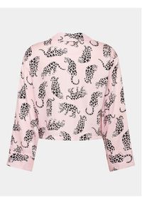 Hunkemöller Koszulka piżamowa 203159 Różowy Comfortable Fit. Kolor: różowy. Materiał: wiskoza #3