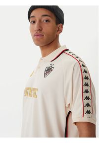 Kappa Koszulka techniczna Banda Stafen 222 38254UW Écru Comfort Fit. Materiał: syntetyk #4