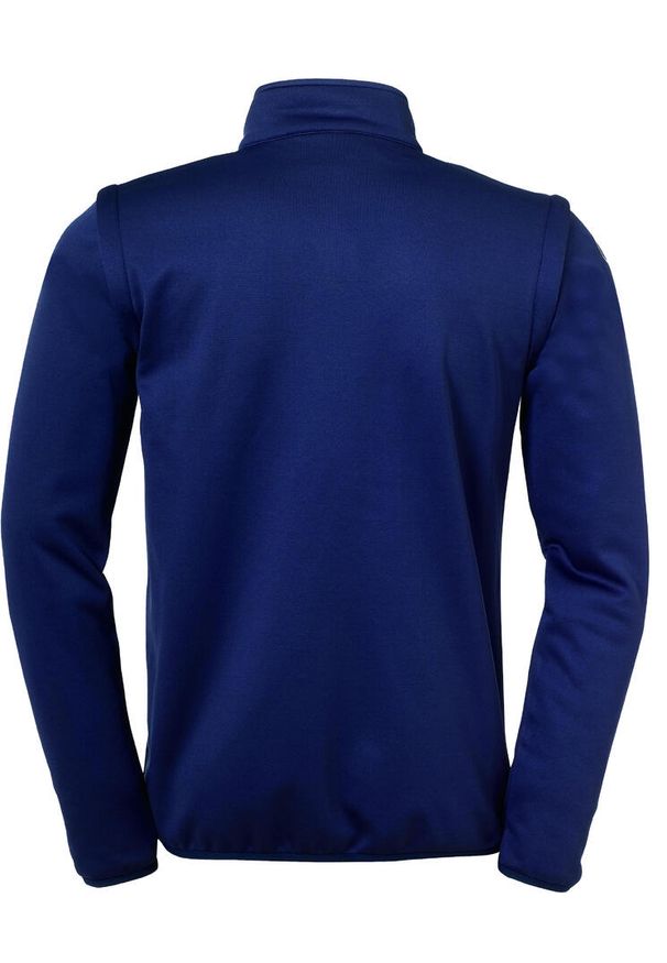UHLSPORT - Kurtka z odpinanymi rękawami Uhlsport Essential. Kolor: wielokolorowy, niebieski, czarny. Materiał: materiał. Sport: piłka nożna