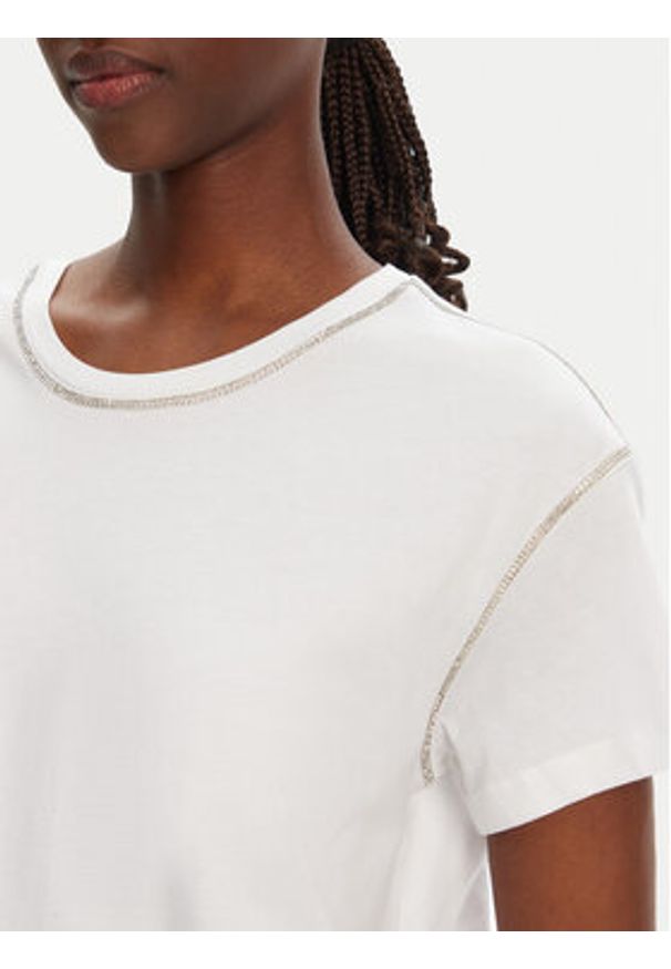 Liu Jo T-Shirt WA5148 J4893 Biały Regular Fit. Kolor: biały. Materiał: bawełna