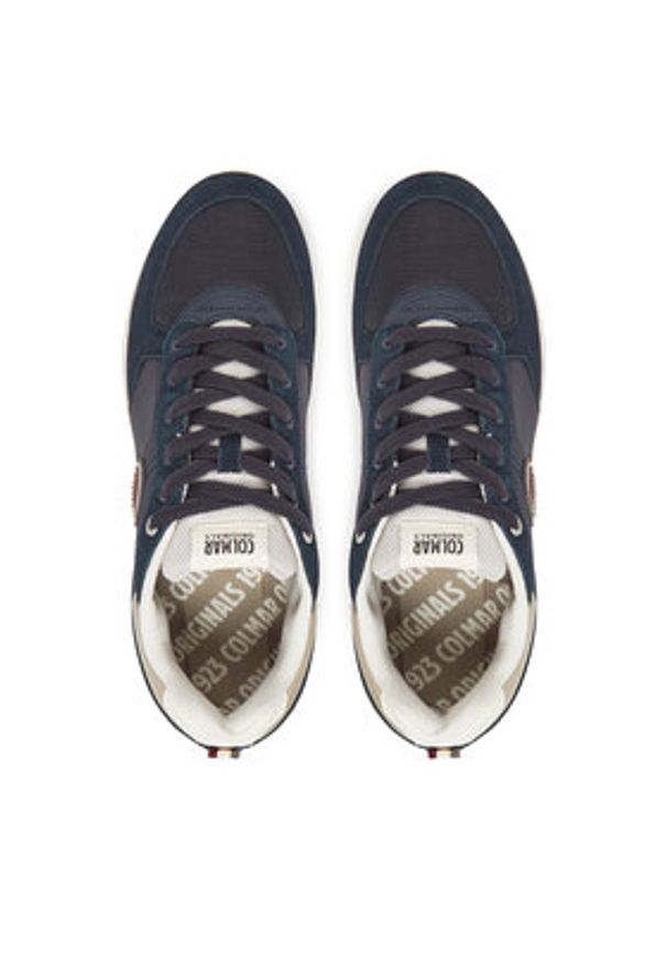 Colmar Sneakersy Authentic SS25/060 Granatowy. Kolor: niebieski. Materiał: skóra, zamsz