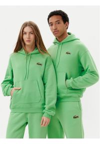 Lacoste Bluza SH2754 Zielony Relaxed Fit. Kolor: zielony. Materiał: bawełna