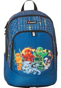 LEGO LEGO Ninjago Base School Backpack 20236-2403 Granatowe One size. Kolor: niebieski