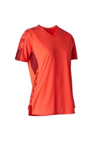 KIPSTA - Koszulka piłkarska damska Kipsta F900. Kolor: czerwony. Materiał: materiał. Sport: piłka nożna #1