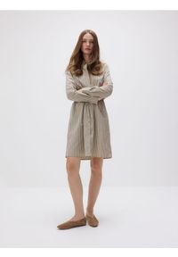 Reserved - Sukienka mini w kratę - wielobarwny. Materiał: bawełna. Długość: mini #1