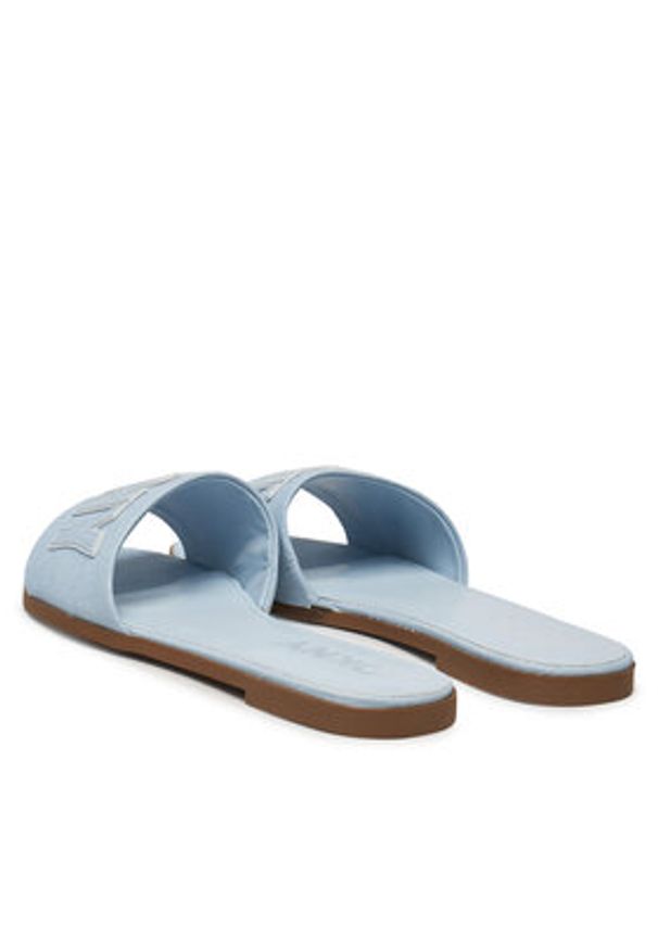 DKNY Klapki Willow K1500528 Niebieski. Kolor: niebieski. Materiał: materiał
