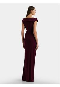 Lauren Ralph Lauren - LAUREN RALPH LAUREN Sukienka wieczorowa 253863940018 Bordowy Slim Fit. Kolor: czerwony. Materiał: syntetyk. Styl: wizytowy #5