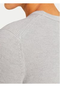 Jack & Jones - Jack&Jones Sweter Perfect 12257771 Szary Regular Fit. Kolor: szary. Materiał: bawełna #5