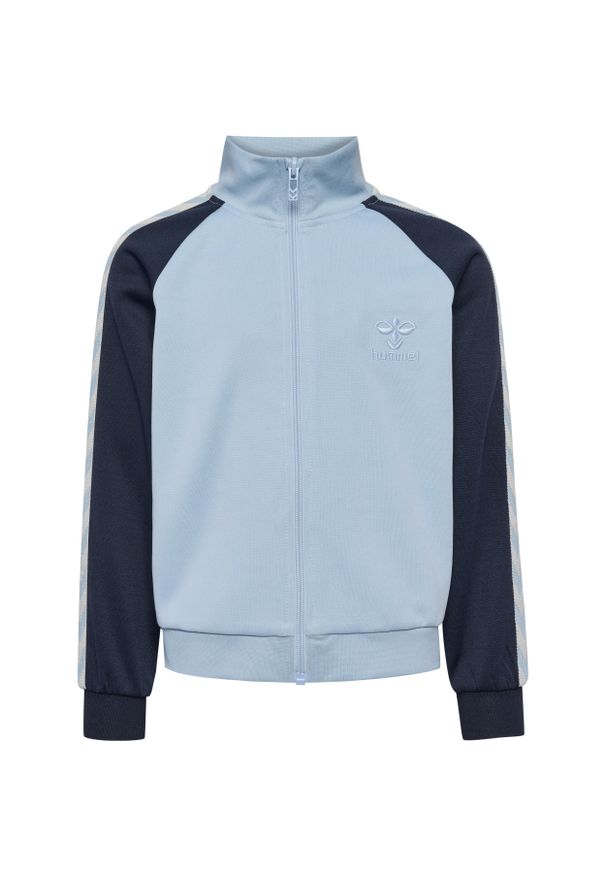 Dziewczęca bluza dresowa Hummel Daily. Kolor: niebieski. Materiał: dresówka. Wzór: haft
