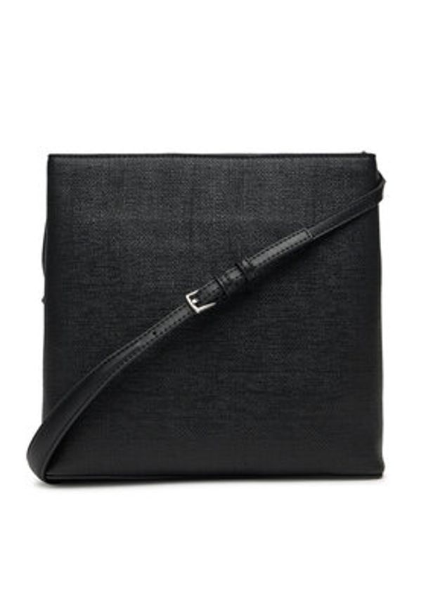 Calvin Klein Torebka Ck Bucket Bag_Tex K60K613179 Czarny. Kolor: czarny. Materiał: skórzane