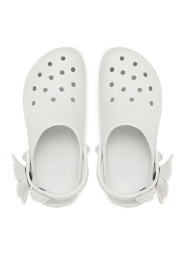 Crocs Klapki Classic Bouquet Platform Clog 211292 Biały. Kolor: biały. Obcas: na platformie
