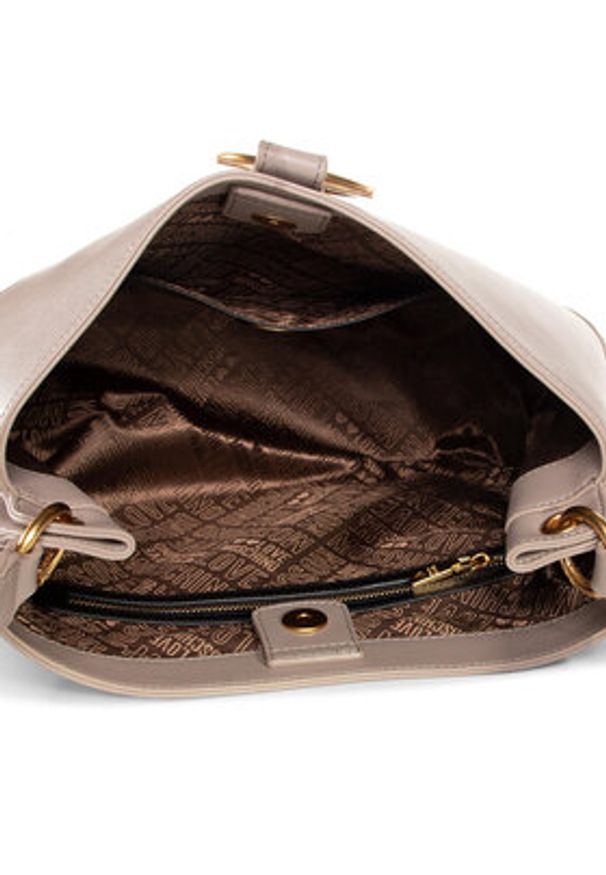Love Moschino - LOVE MOSCHINO Torebka JC4084PP1BLM0001 Szary. Kolor: szary. Materiał: skórzane