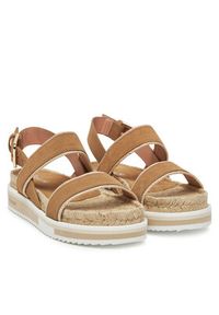Pollini Sandały SA16405G0MTF0122 Brązowy. Kolor: brązowy. Materiał: zamsz, skóra #3