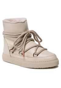 Inuikii Śniegowce Sneaker Classic 70202-087 Beżowy. Kolor: beżowy. Materiał: skóra