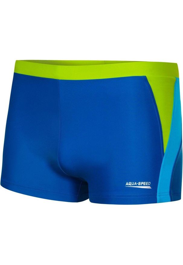 Bokserki pływackie męskie Aqua Speed Dario. Kolor: żółty, wielokolorowy, niebieski, zielony