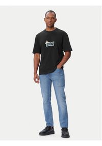 Hugo - HUGO T-Shirt Nadero 50566032 Czarny Regular Fit. Kolor: czarny. Materiał: bawełna #4