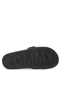 Tommy Jeans Klapki Tjw Braided Slide EN0EN02764 Czarny. Kolor: czarny. Materiał: materiał