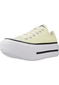 Tenisówki Converse Model Chuck Taylor All Star Lift Double Stack Ox Kolor żółty. Kolor: żółty. Materiał: tkanina