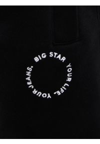 Big-Star - Spodnie męskie dresowe czarne Kersyn 906/ Ajron 906. Kolor: czarny. Materiał: dresówka. Wzór: aplikacja #5