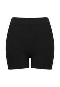 TOMBO - Bezszwowe Spodenki Damskie. Kolor: czarny. Sport: turystyka piesza #1