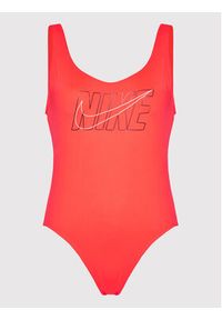Nike Strój kąpielowy Futura Logo NESSC250 Pomarańczowy. Kolor: pomarańczowy. Materiał: syntetyk #2