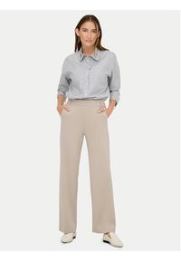 only - ONLY Spodnie materiałowe Poptrash 15341829 Beżowy Straight Fit. Kolor: beżowy. Materiał: wiskoza #2