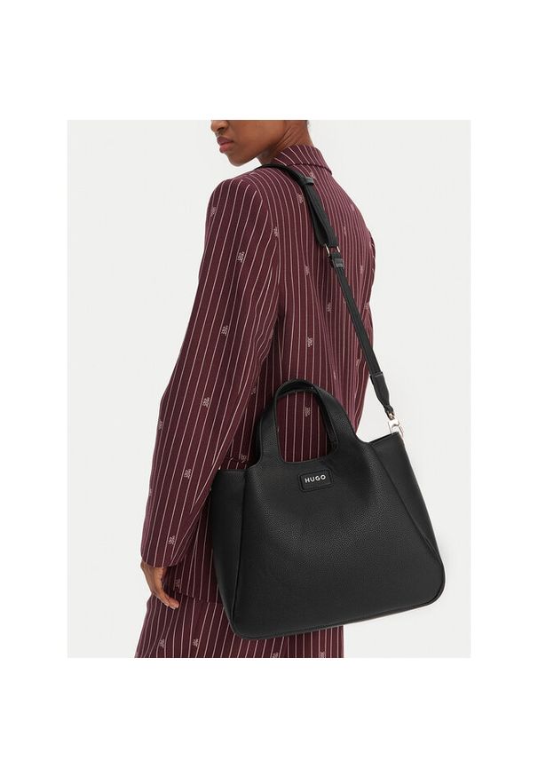 Hugo - Torebka HUGO. Kolor: czarny