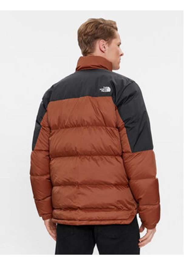 The North Face Kurtka puchowa Diablo NF0A4M9J Brązowy Regular Fit. Kolor: brązowy. Materiał: syntetyk