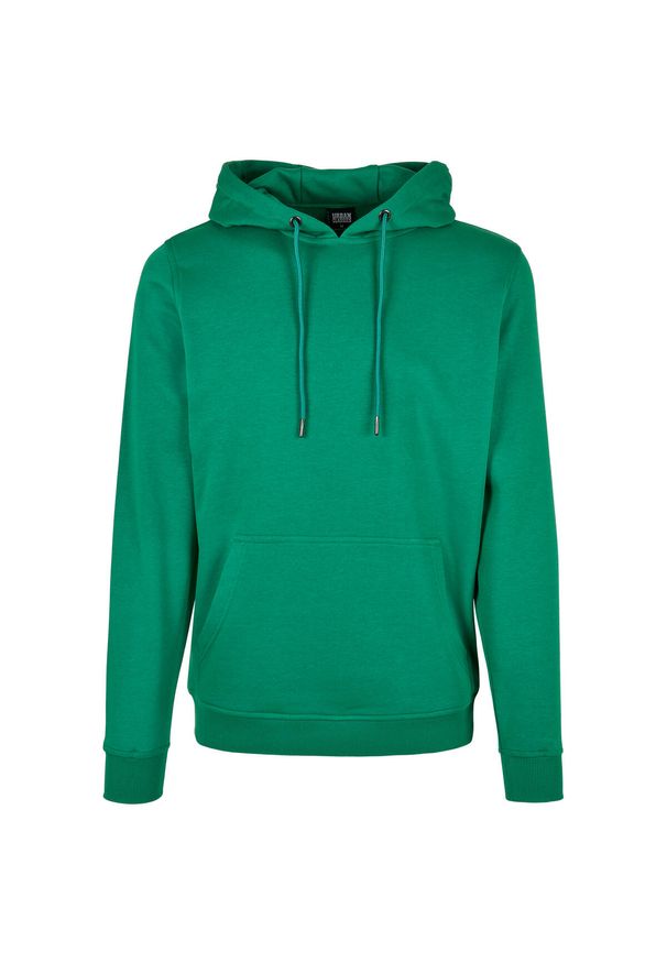 Bluza z kapturem Urban Classics basic terry. Typ kołnierza: kaptur. Kolor: zielony