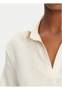 Marella Bluzka Nave 2515111032 Écru Regular Fit. Materiał: len #3