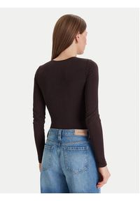 Wolford Body Berlin 75087 Brązowy Slim Fit. Kolor: brązowy. Materiał: bawełna #5