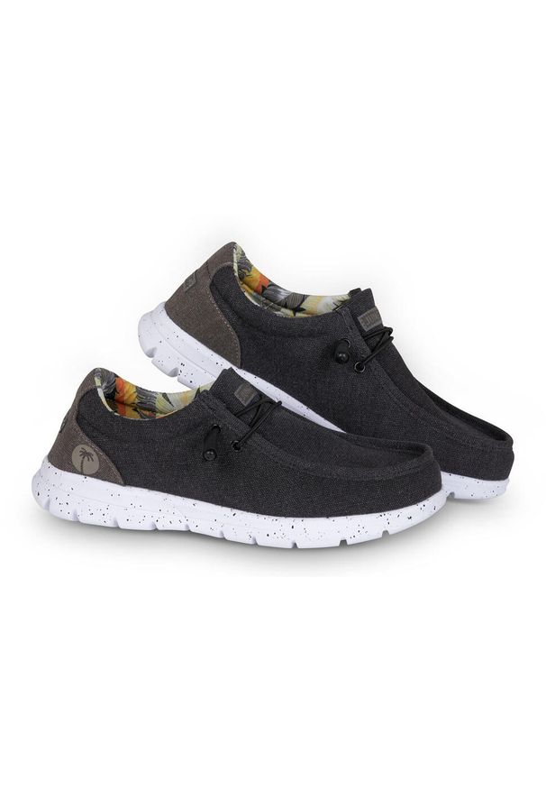 JUNGLO - Buty do chodzenia Two Grey Leaf. Kolor: szary. Sport: turystyka piesza