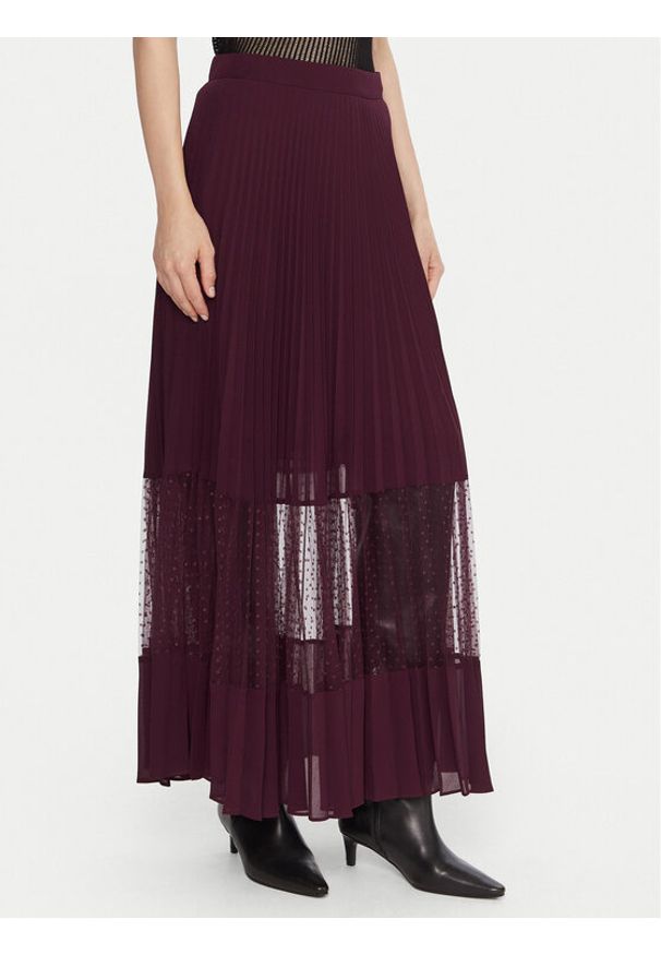 TwinSet - TWINSET Spódnica maxi 252TP2642 Fioletowy Regular Fit. Kolor: fioletowy. Materiał: syntetyk